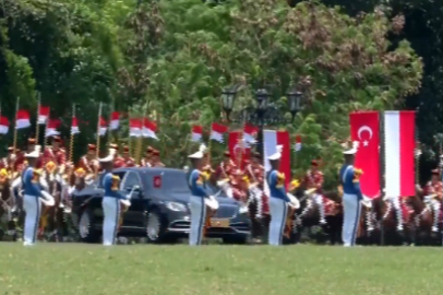 Endonezya'da Resmî Karşılama Töreni