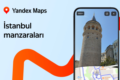 Yandex Maps, bir milyondan fazla lokasyon, interaktif rehberler ve daha fazlasını sunuyor