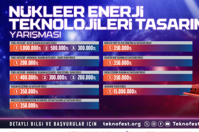 Büyük ödüllü 'Nükleer Enerji Teknolojileri Tasarım Yarışması' başvuruları devam ediyor